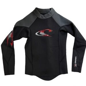 O’NEILL Kids Summer Weight Long Sleeve Wet Suit Top Size 4